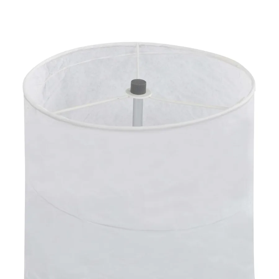 Lampadaire avec support 121 cm Blanc E27 - 4