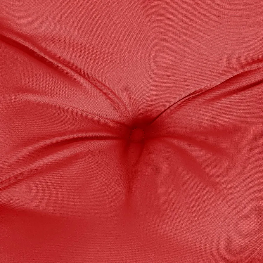 Coussin de banc de jardin rouge 150x(50+50)x7 cm tissu oxford - 7