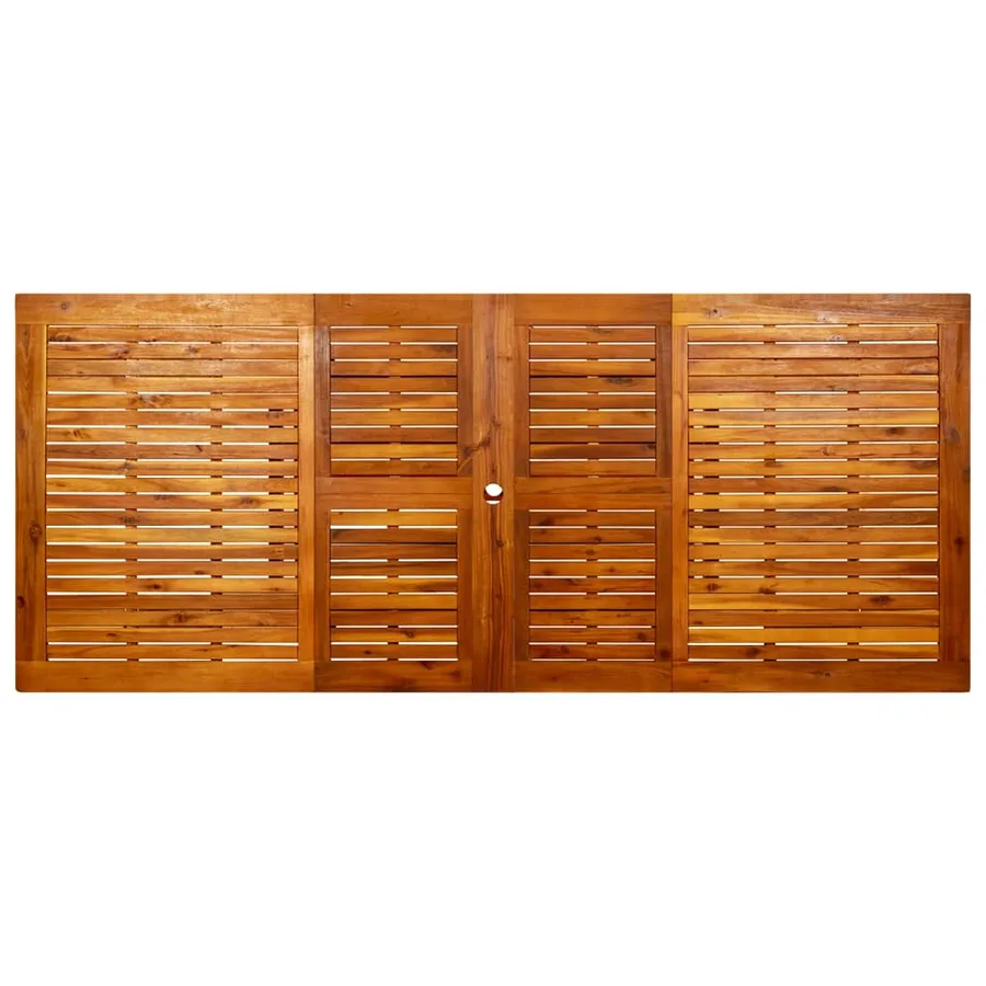 Table à dîner de jardin (160-240)x100x75cm Bois d'acacia massif - 7