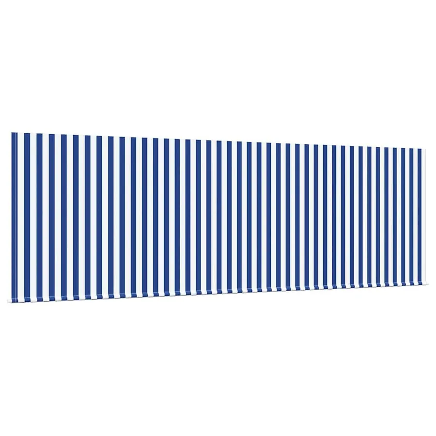 Auvent Rétractable Rayé Bleu 350 x 200 cm tissu - 4