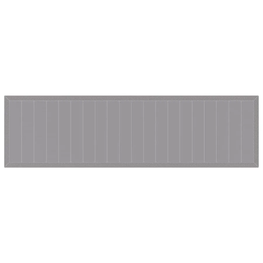 Ensemble de salle à manger pour jardin 13 pcs Gris clair - 6