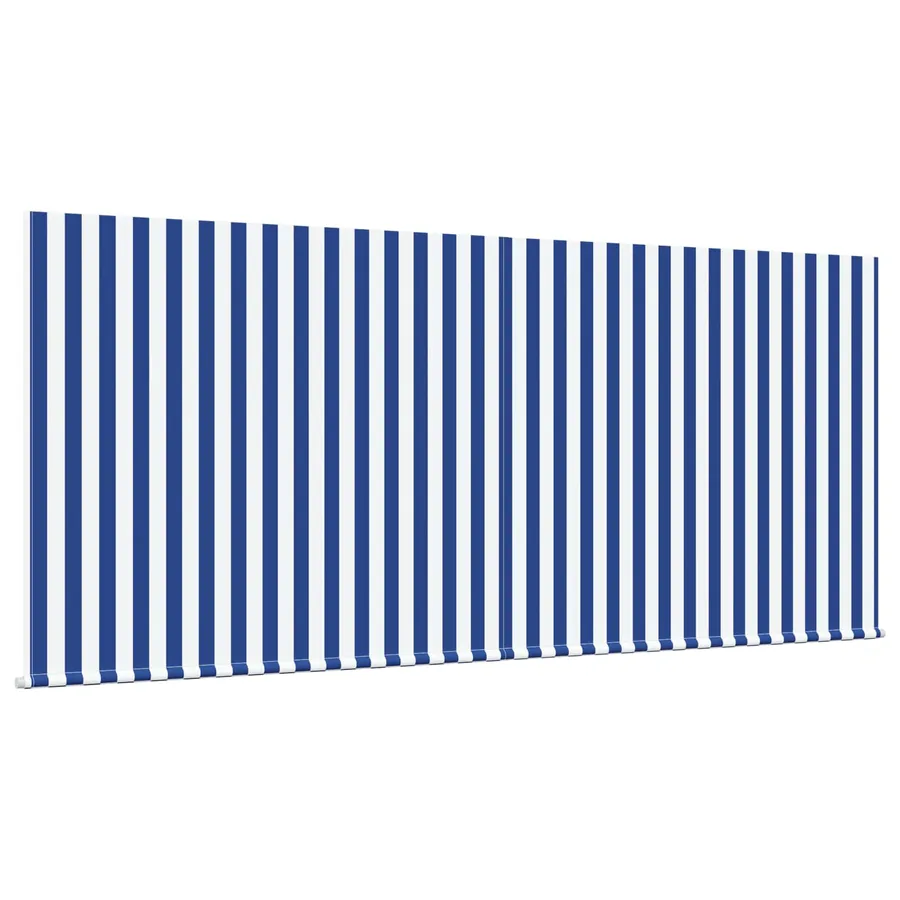 Auvent Rétractable Bleu et Blanc 300 x 200 cm - 5