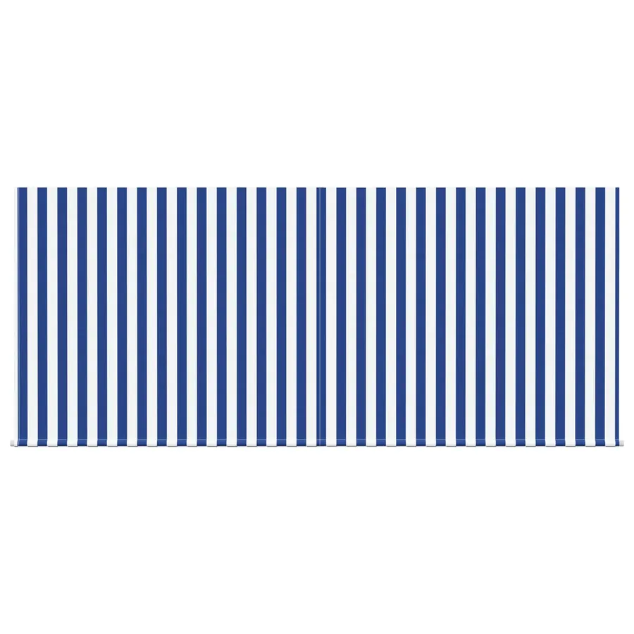 Auvent Rétractable Bleu et Blanc 300 x 200 cm - 9