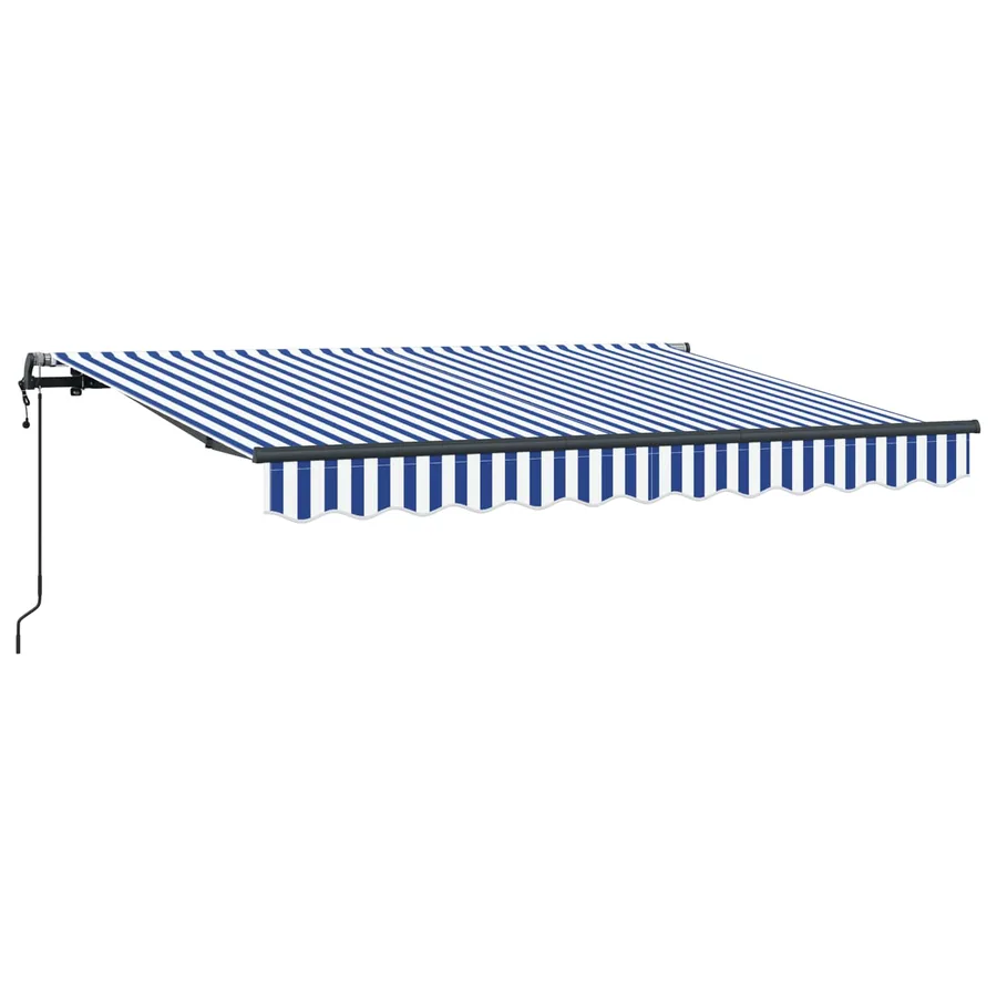 Auvent Rétractable Bleu 250 x 200 cm tissu - 2