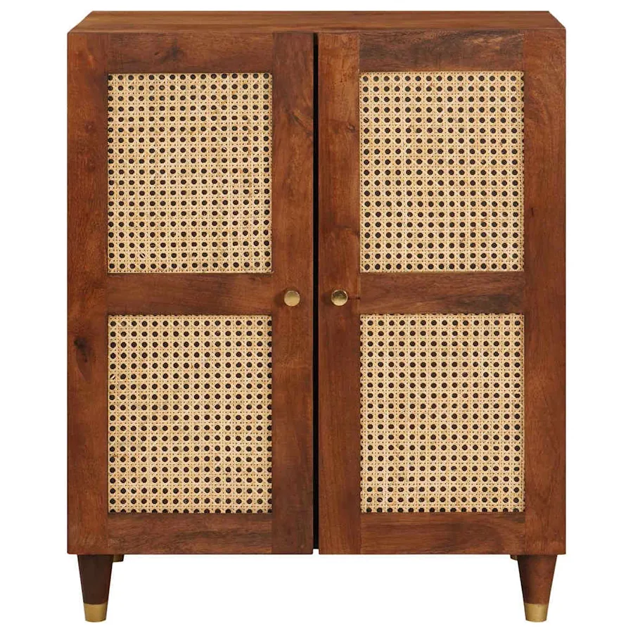 Buffet Marron 60 x 33 x 75 cm Bois de mangue massif - 3