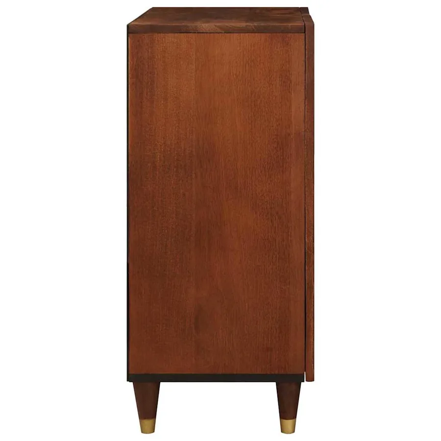 Buffet Marron 60 x 33 x 75 cm Bois de mangue massif - 4