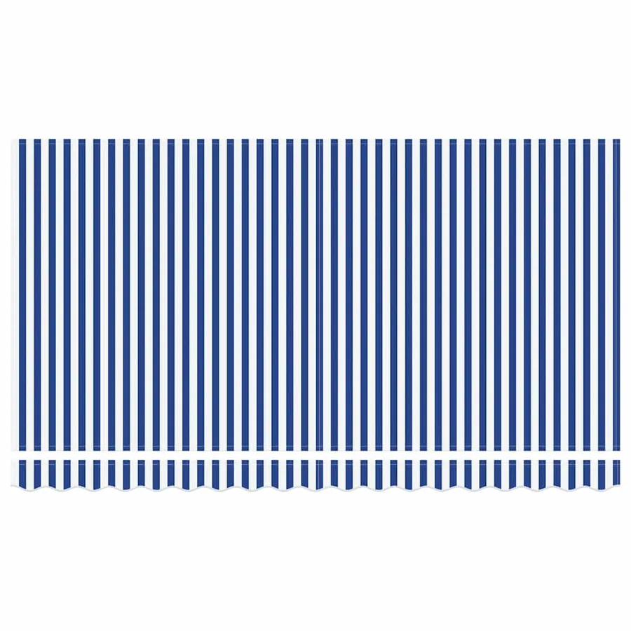 Cadre d'auvent Bleu et Blanc 400 x 200 cm - 6