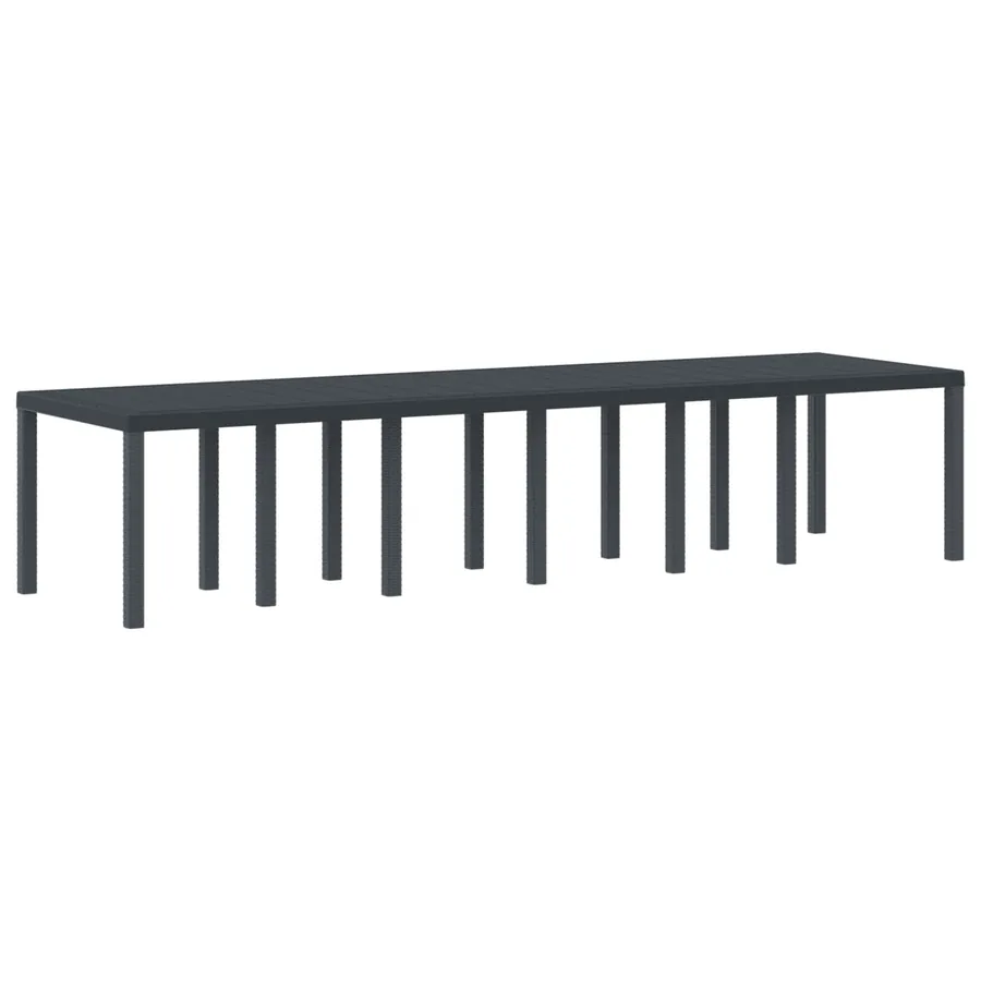 Ensemble de salle à manger pour jardin 13 pcs Anthracite - 4