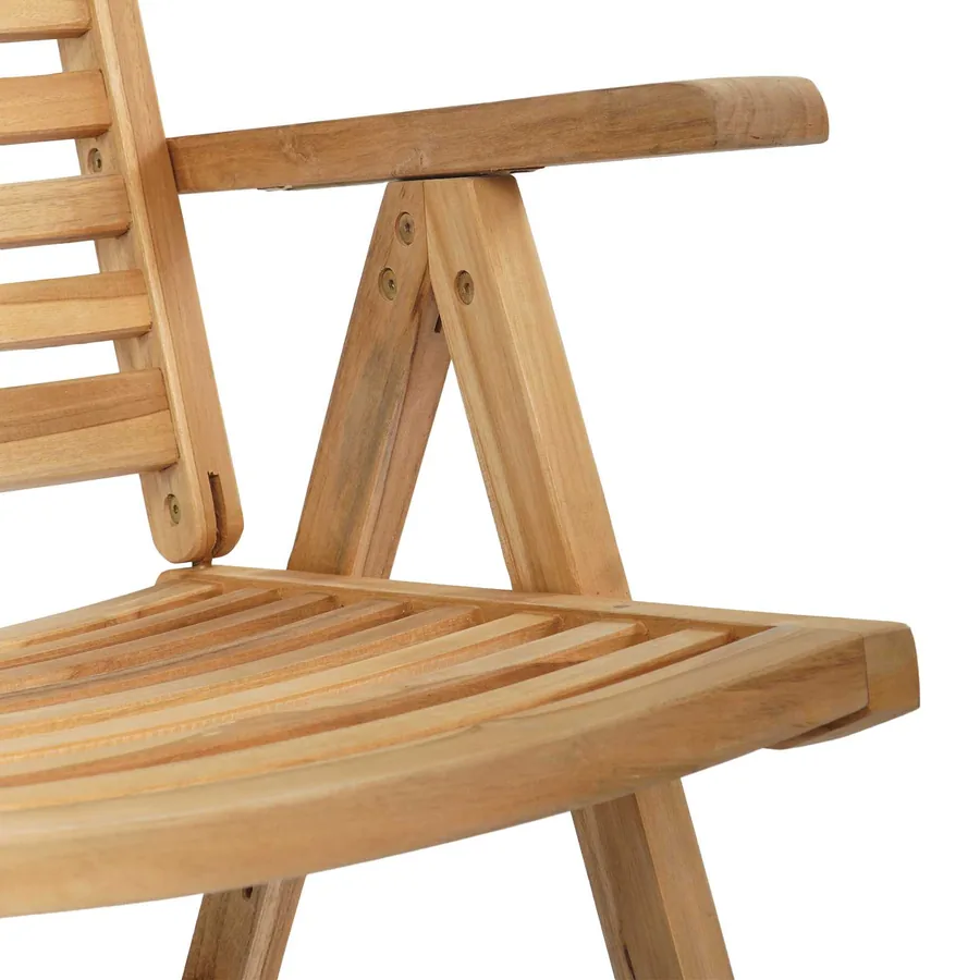 Ensemble de salle à manger pour jardin 7 pcs Marron - 11