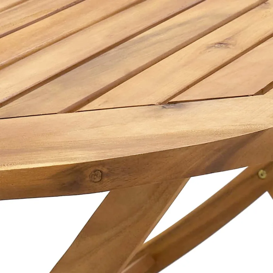 Ensemble de salle à manger pour jardin 7 pcs Marron - 13