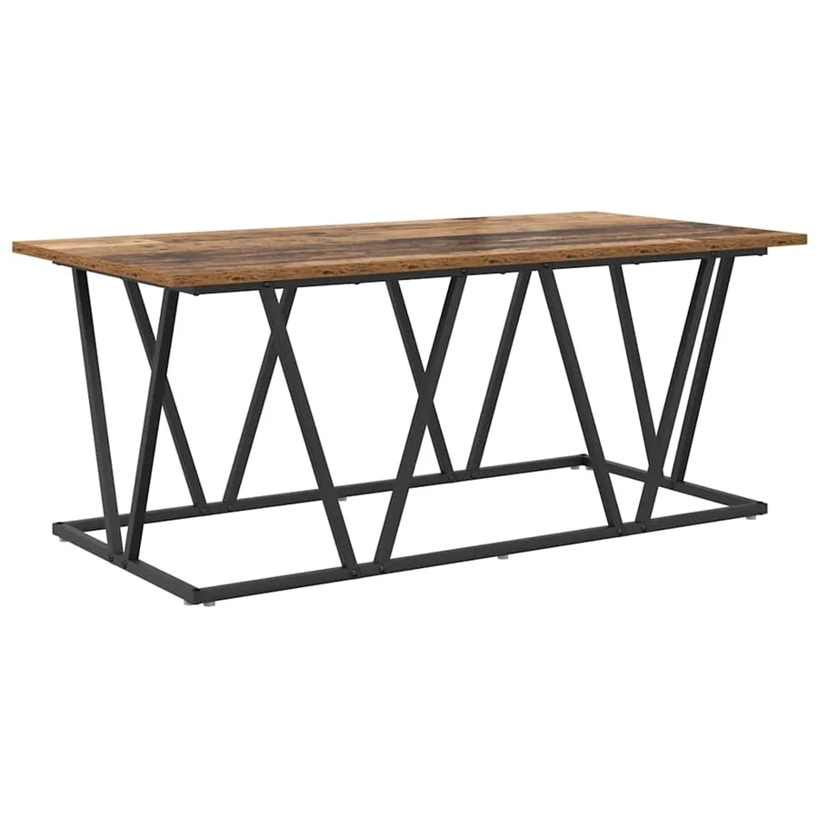 Table basse Bois Ancien 100 x 50 x 40 cm - 2