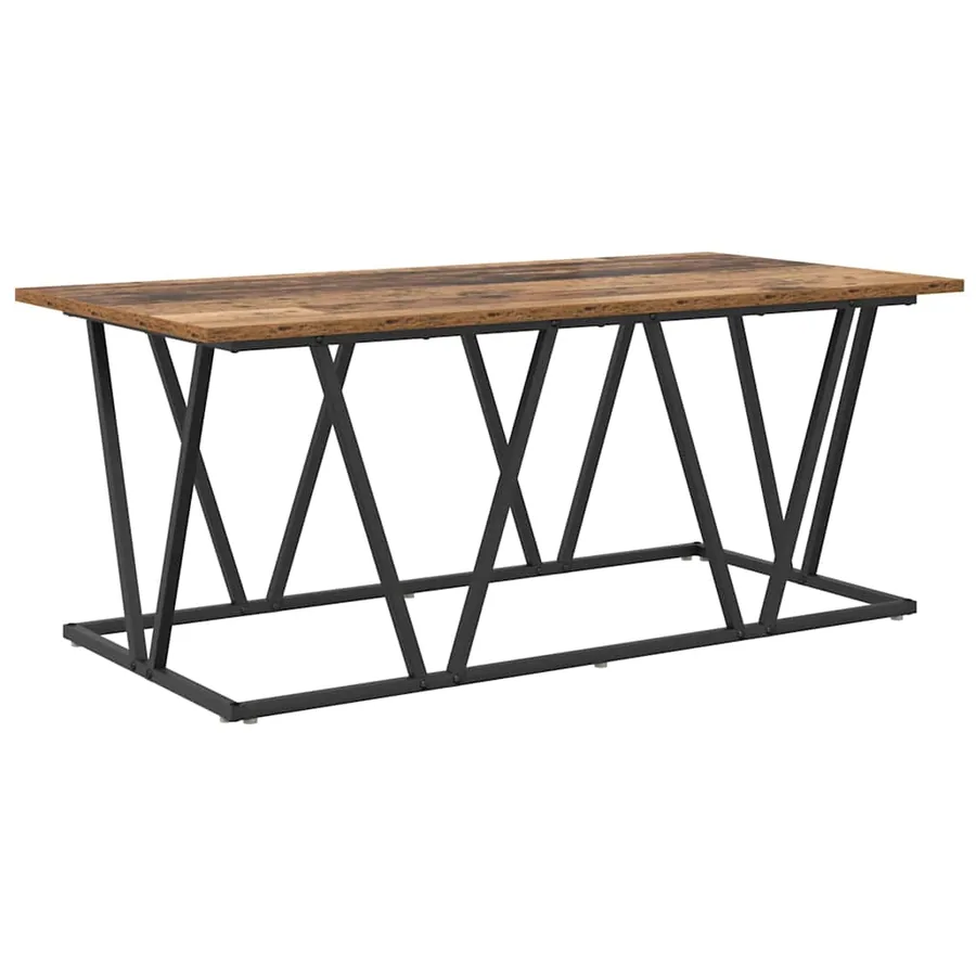 Table basse Bois Ancien 100 x 50 x 40 cm - 7