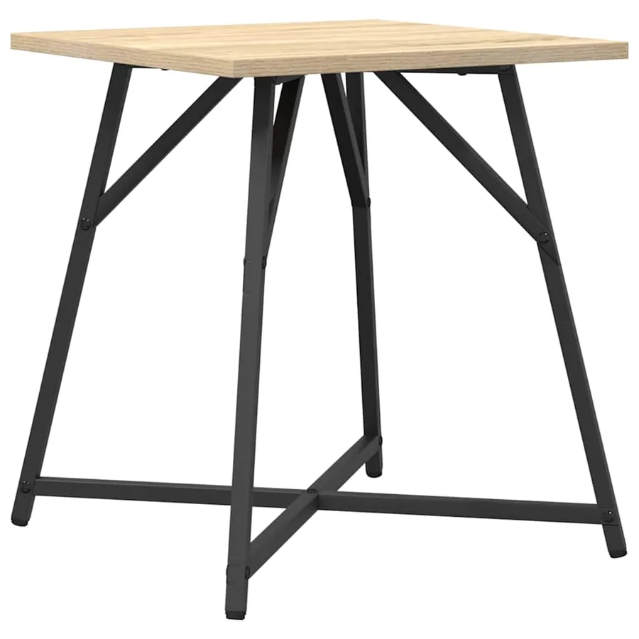 Ensemble de tables d'appoint 2 pcs Chêne Sonoma et noir - 6
