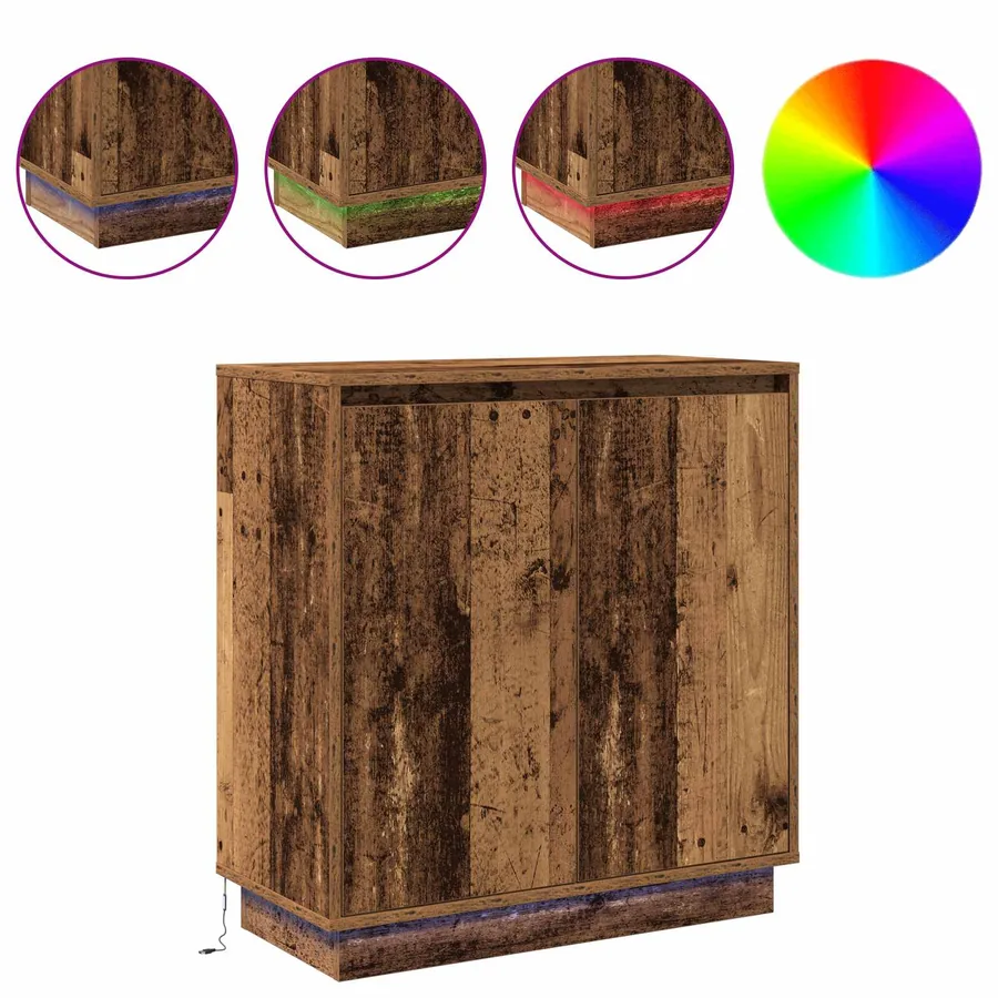 Buffet LED pour Bois ancien 71 x 34,5 x 75 cm - 4