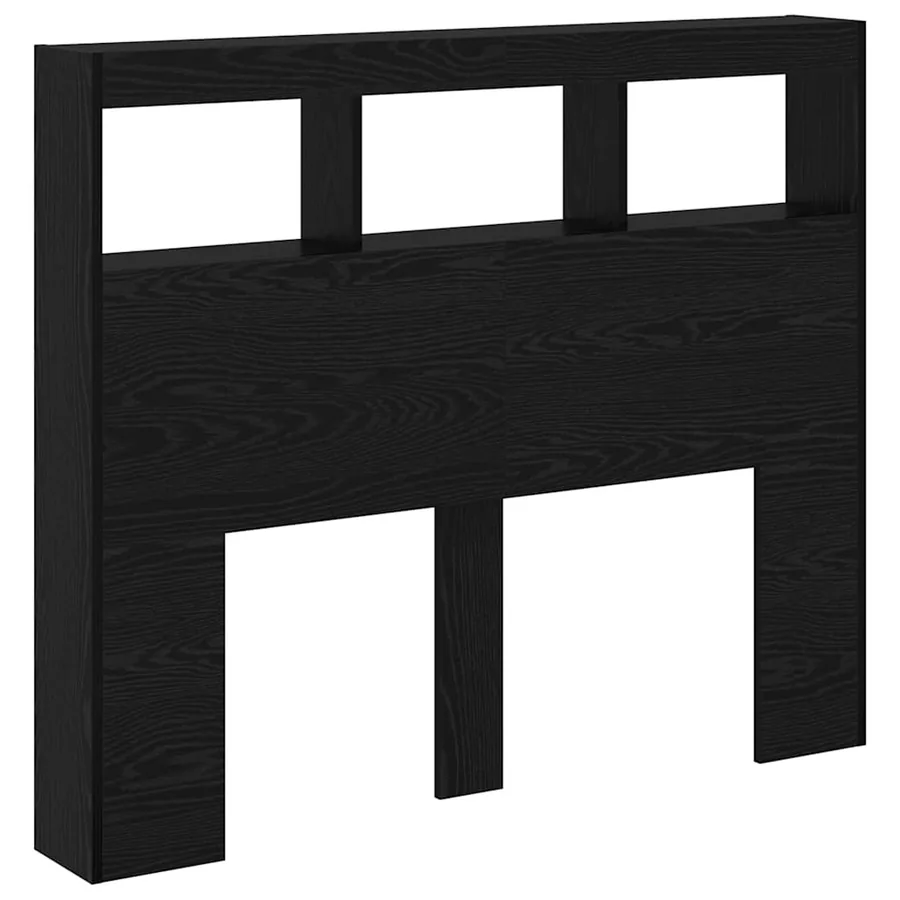 Tête de lit Chêne noir 120 x 17 x 102 cm Bois d'ingénierie - 5