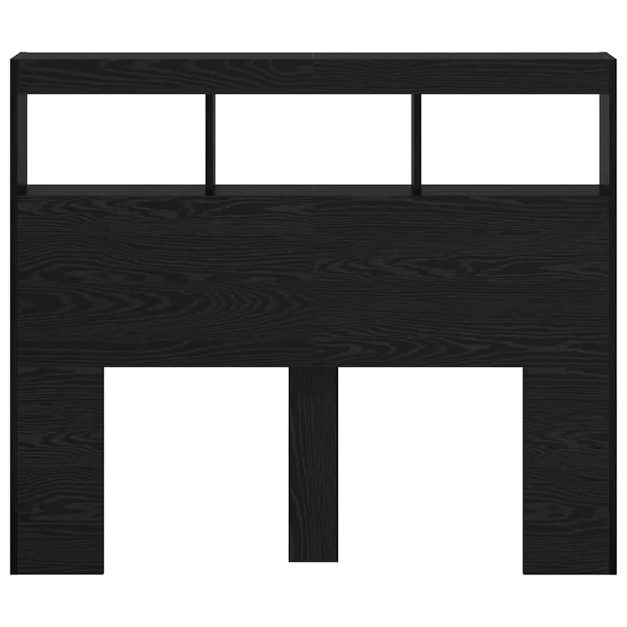 Tête de lit Chêne noir 120 x 17 x 102 cm Bois d'ingénierie - 6