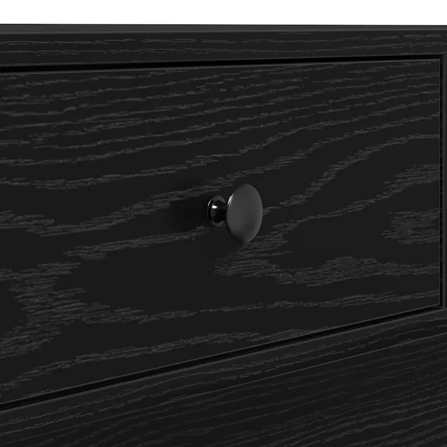 Table basse Chêne noir 90 x 90 x 28 cm Bois d'ingénierie - 10
