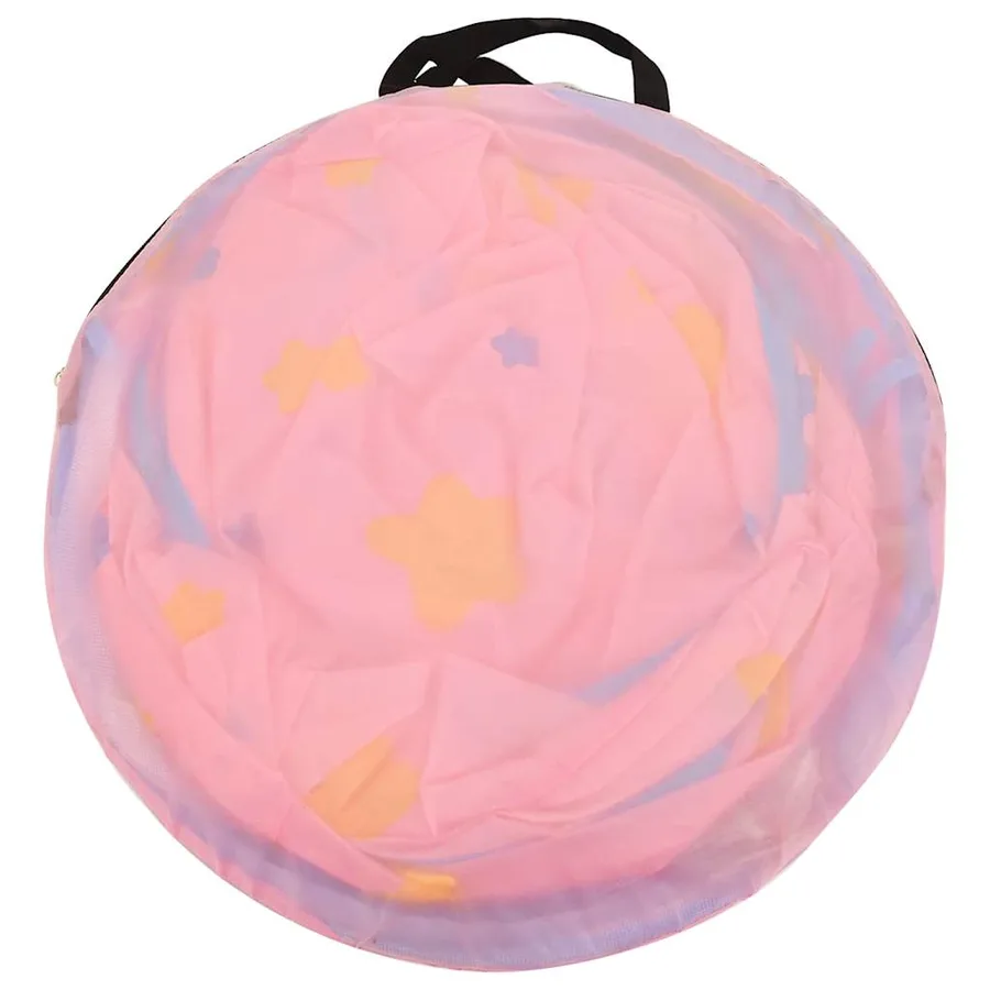 Tente de jeu pour enfants avec 250 balles Rose 301x120x128 cm - 12