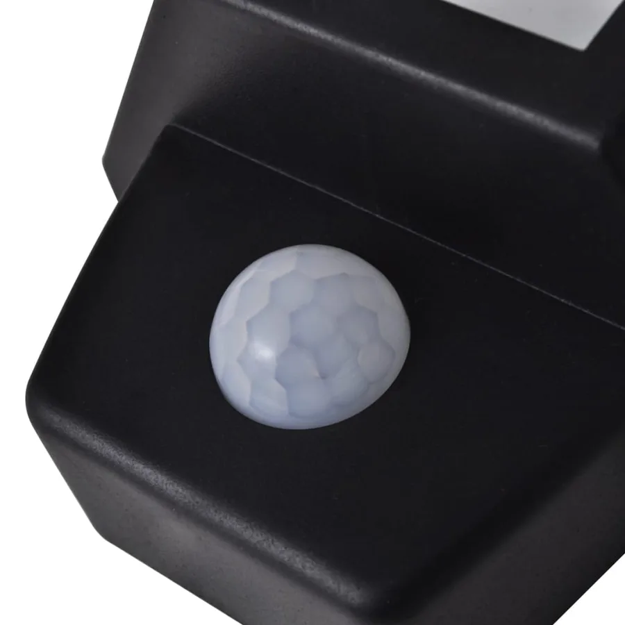 Solar wall lights 2 pcs with motion sensor black - 5