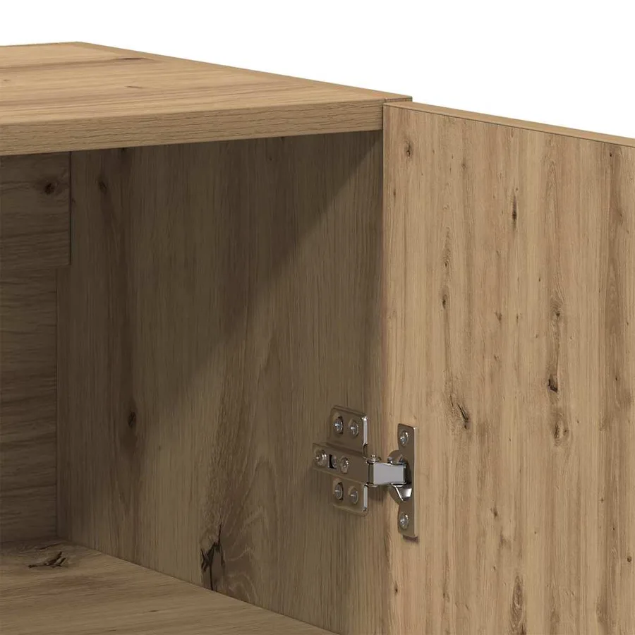 Haut Armoire 2 pcs chêne artisanal 69,5 x 34 x 180 cm - 9