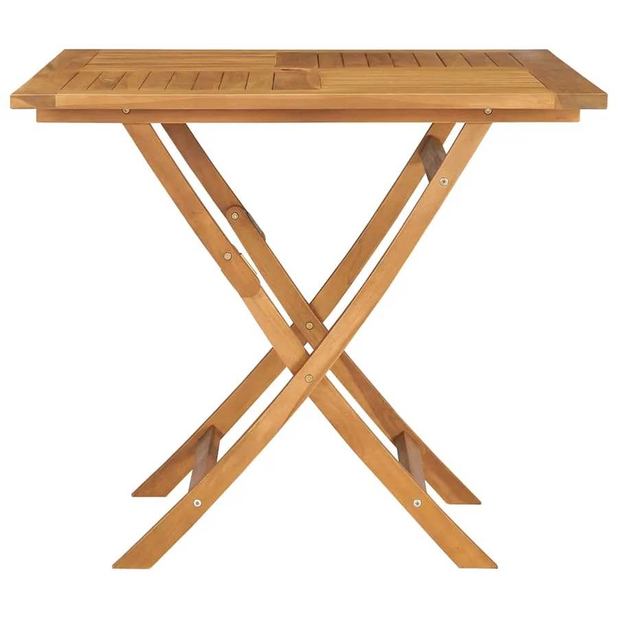 Salon de jardin 5 pcs Bois de teck massif - 4