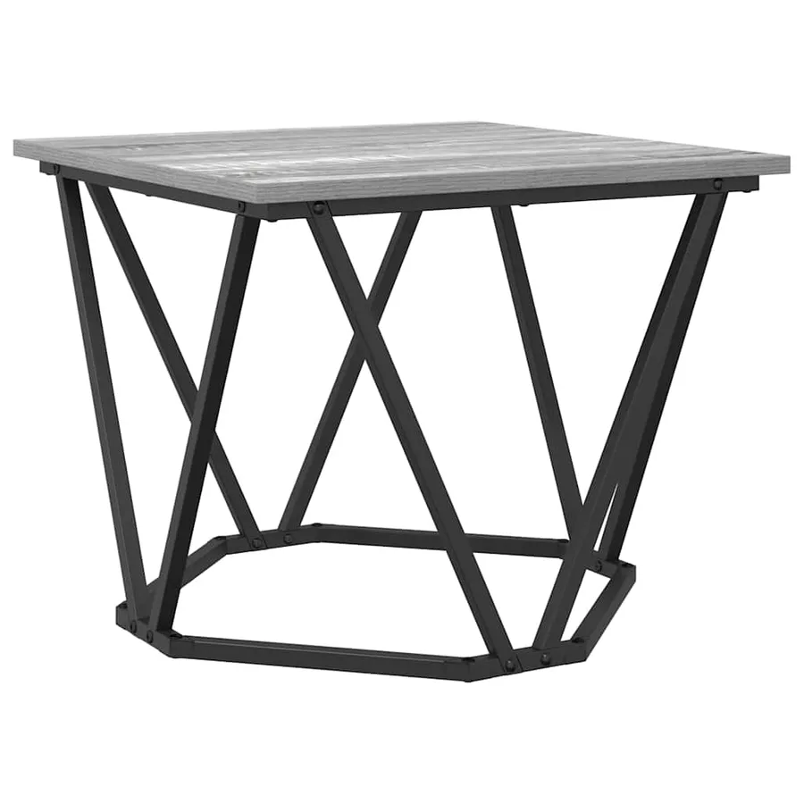 Ensemble de tables d'appoint 2 pcs Gris Sonoma - 5