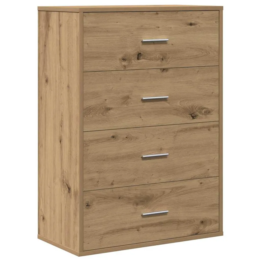 Buffet Chêne artisanal 60 x 31 x 84 cm Bois d'ingénierie - 2