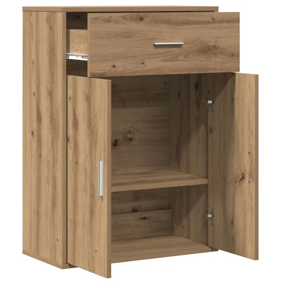 Buffet Chêne artisanal 60 x 30 x 84 cm Bois d'ingénierie - 5