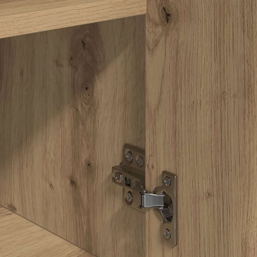 Buffet Chêne artisanal 60 x 30 x 84 cm Bois d'ingénierie - 9