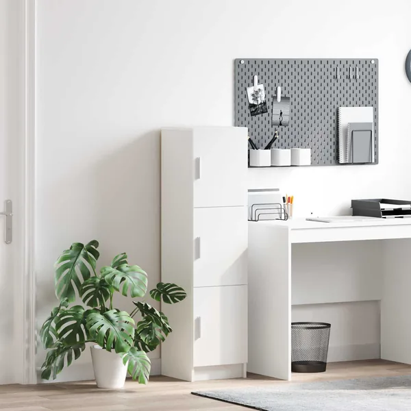Haut Armoire Blanc 31.5 x 32 x 122.5 cm
