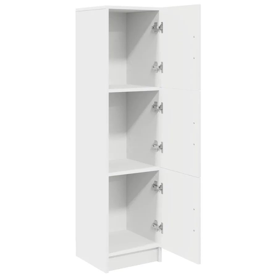 Haut Armoire Blanc 31.5 x 32 x 122.5 cm - 5