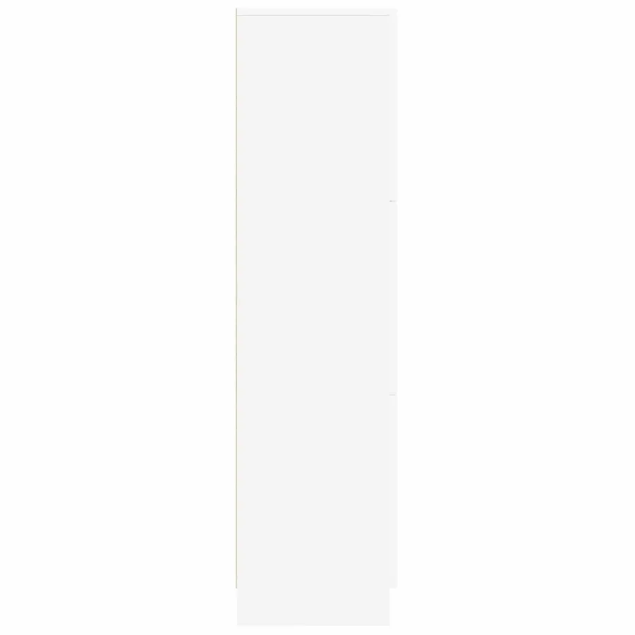 Haut Armoire Blanc 31.5 x 32 x 122.5 cm - 7