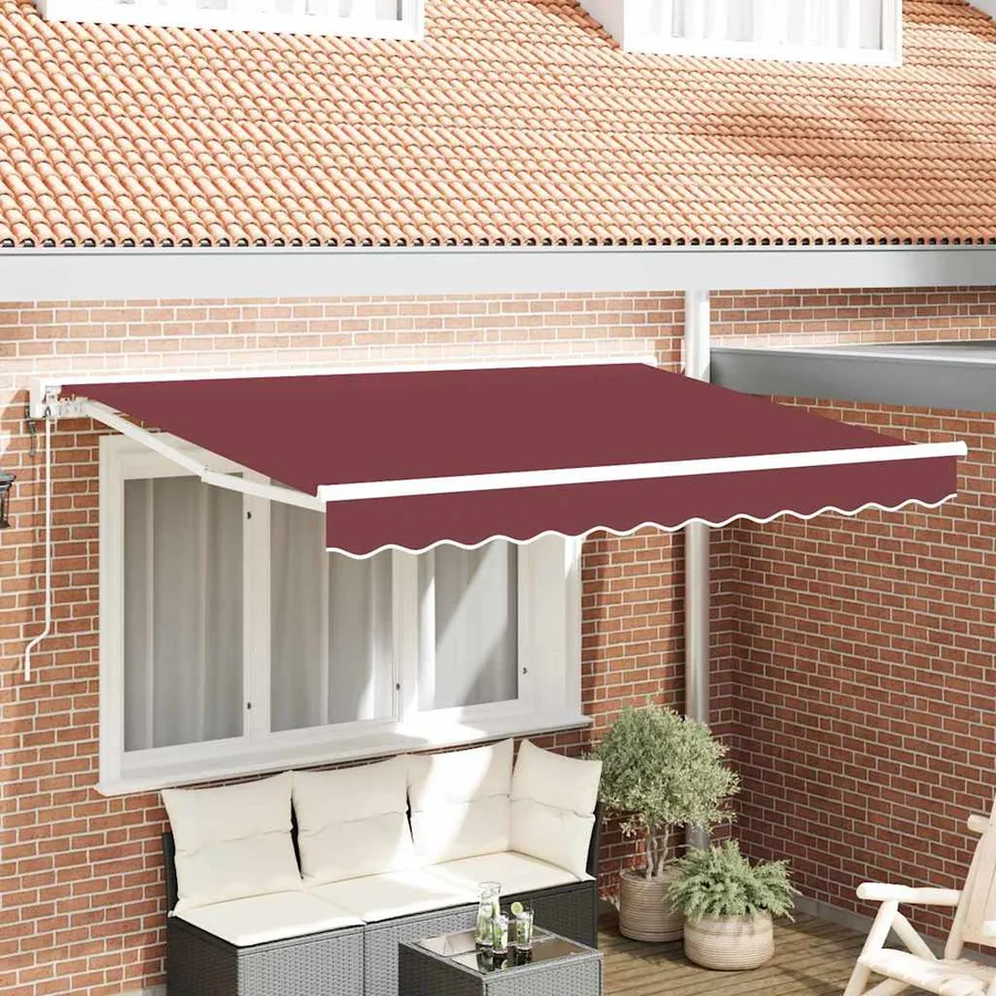 Cadre d'auvent Bordeaux 250 x 200 cm - 4