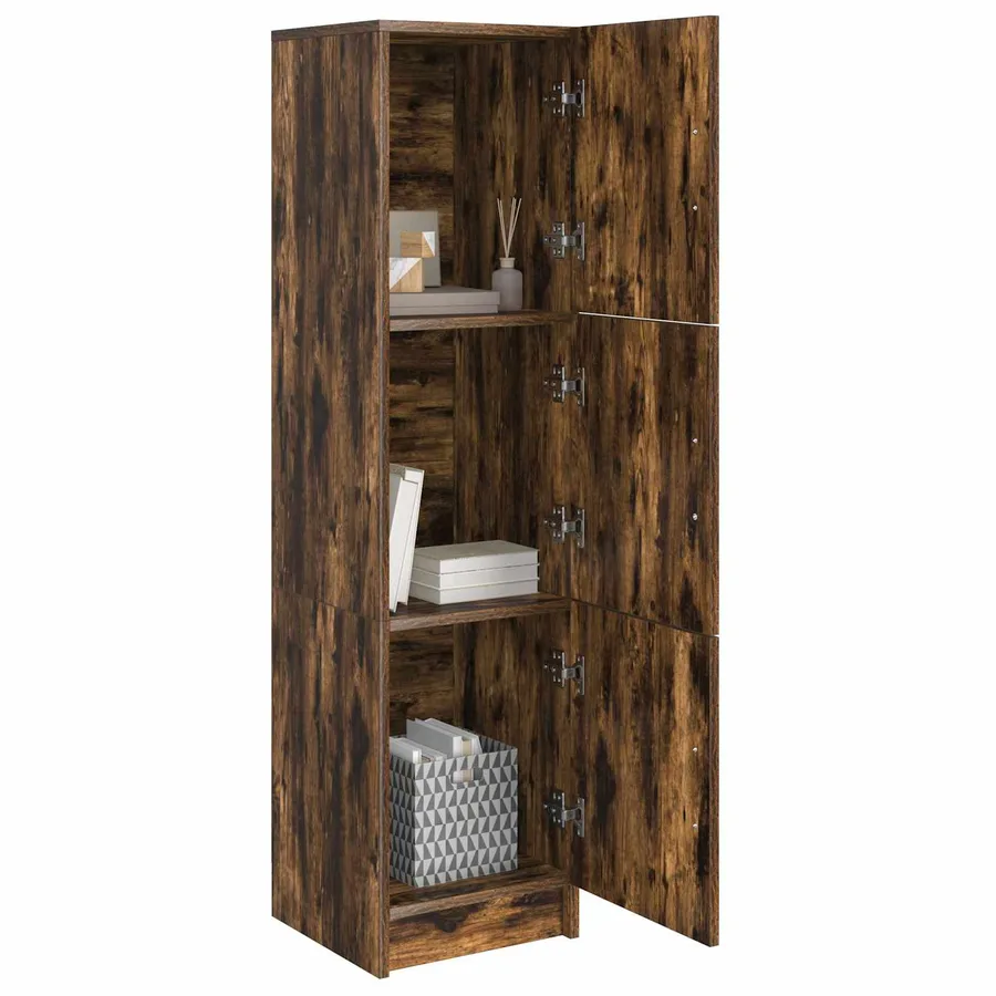 Haut Armoire Chêne fumé 31.5 x 32 x 122.5 cm - 3