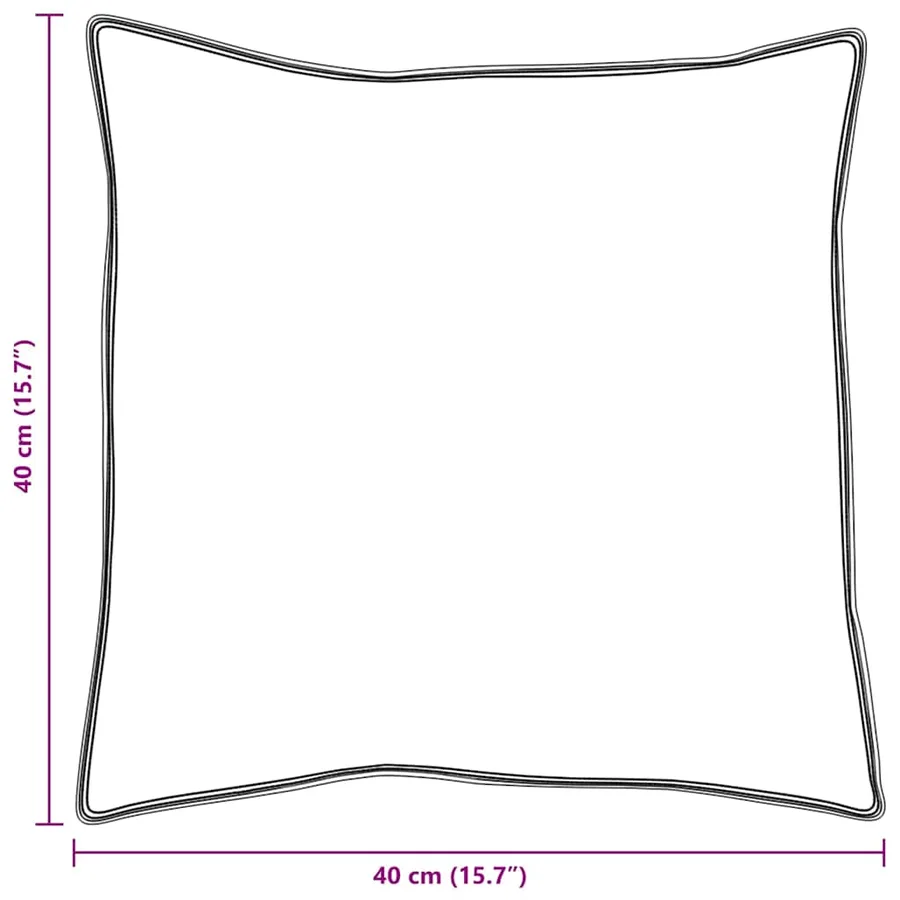 Oreiller avec oreiller 2 pcs Blanc 40 x 40 cm Plume - 10