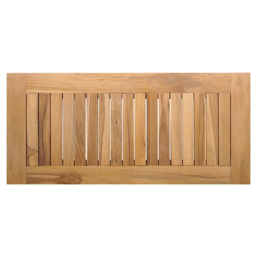 Ensemble banc et table de jardin 2 pcs Crème et marron - 11