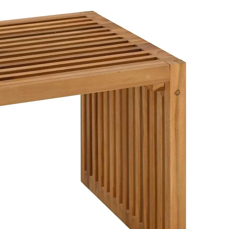 Table d'appoint de jardin Marron 70 x 37,5 x 35,5 cm - 9