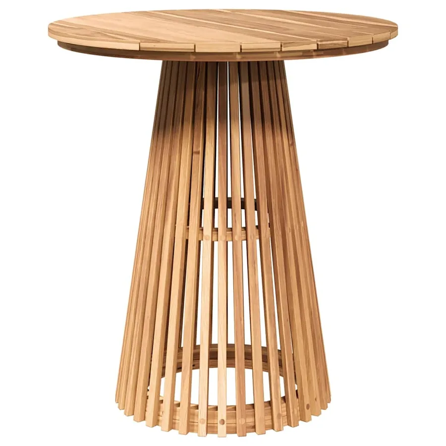 Table d'appoint Marron 70 x 70 x 75 cm Bois de teck massif - 2