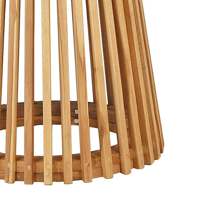 Table d'appoint Marron 70 x 70 x 75 cm Bois de teck massif - 6