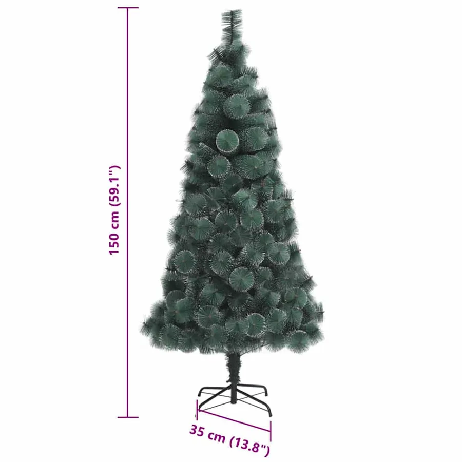 Arbre de Noël artificiel pré-éclairé avec ensemble de boules - 17