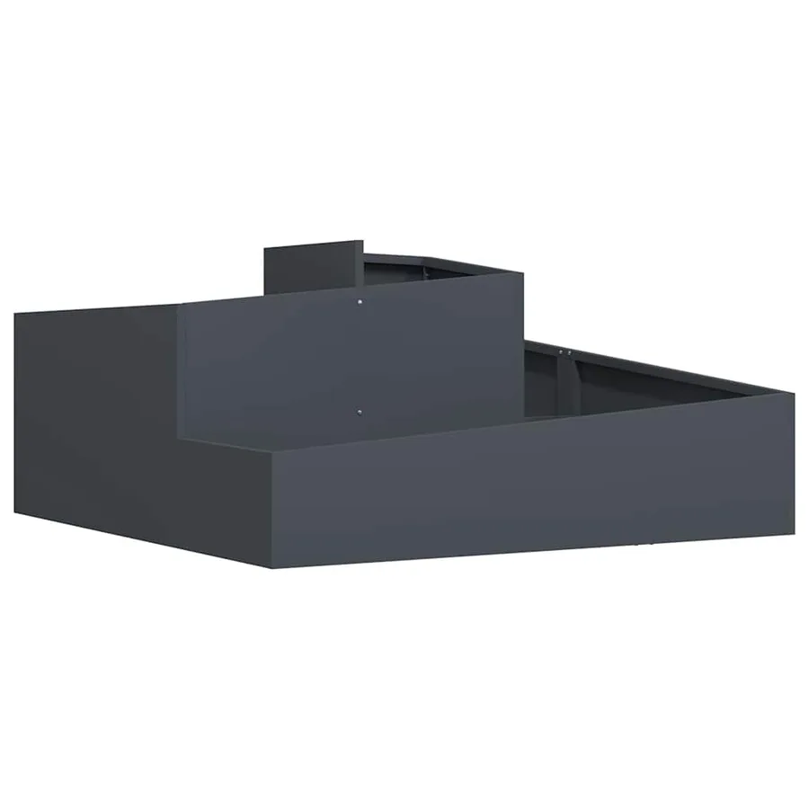 Cache-pot de jardin Anthracite 100 x 100 x 50 cm - 2