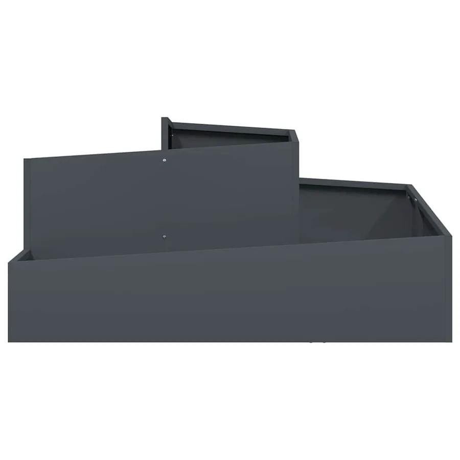 Cache-pot de jardin Anthracite 100 x 100 x 50 cm - 5