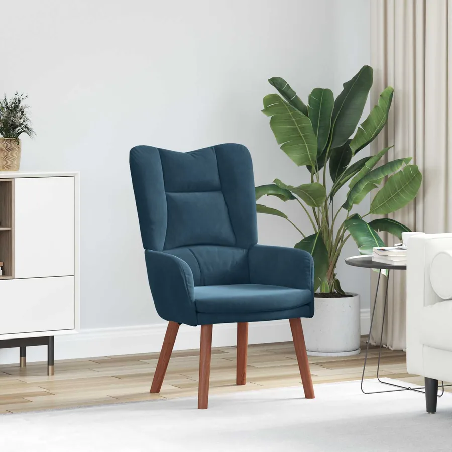 fauteuil Bleu 63 x 67 x 94 cm Velours