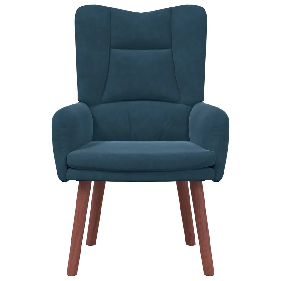 fauteuil Bleu 63 x 67 x 94 cm Velours - 4