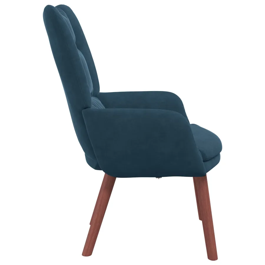 fauteuil Bleu 63 x 67 x 94 cm Velours - 5
