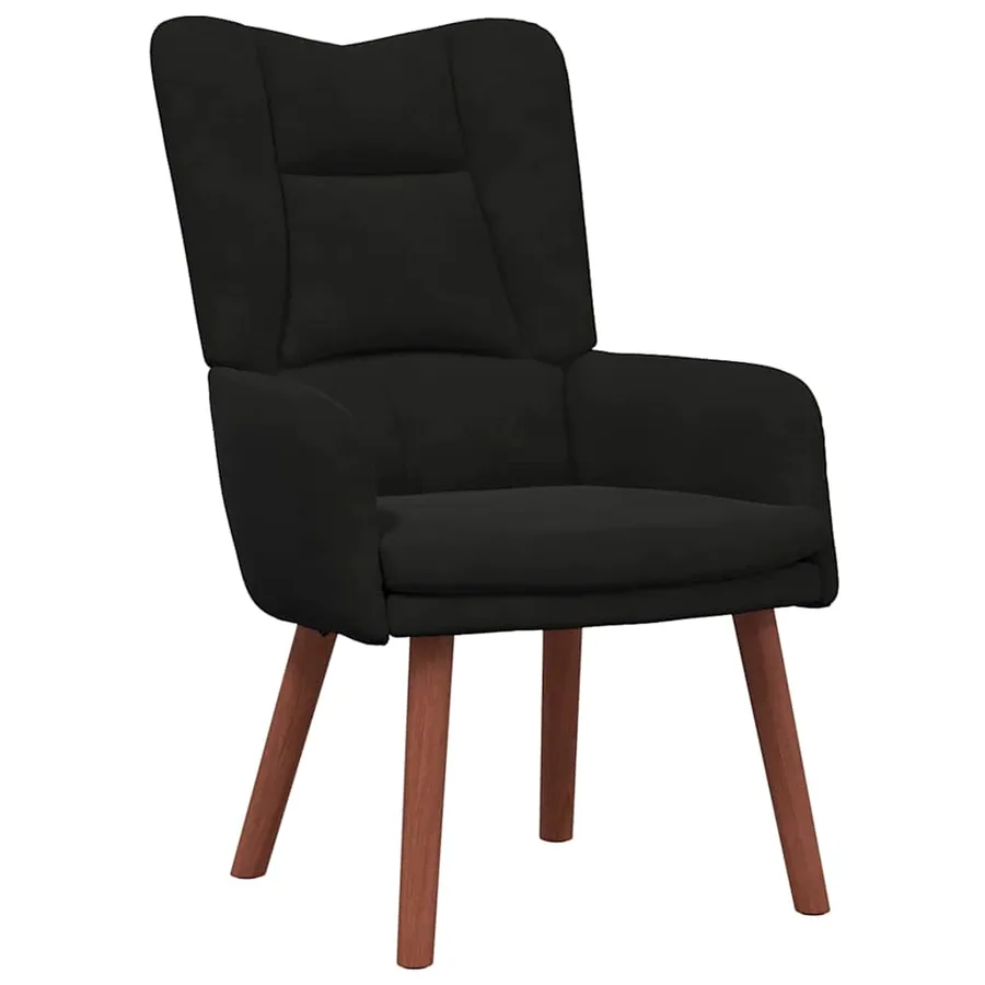 fauteuil Noir 63 x 67 x 94 cm Velours - 2