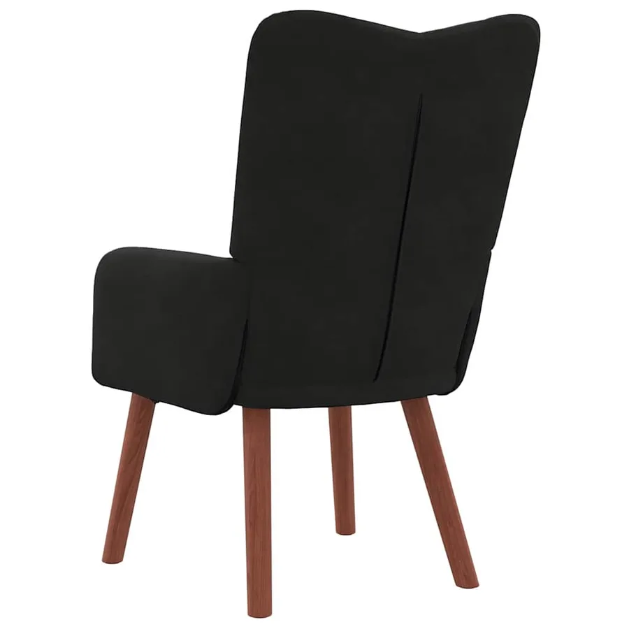 fauteuil Noir 63 x 67 x 94 cm Velours - 6