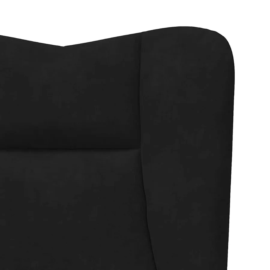 fauteuil Noir 63 x 67 x 94 cm Velours - 7