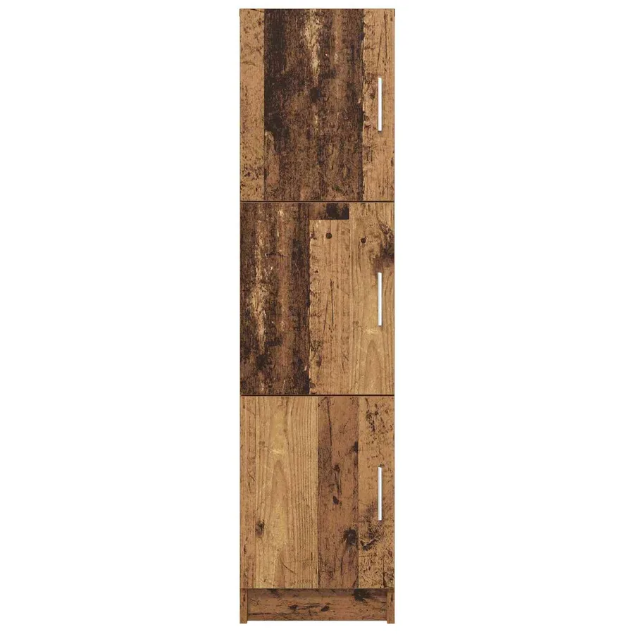 Haut Armoire Bois ancien 31.5 x 32 x 122.5 cm - 6