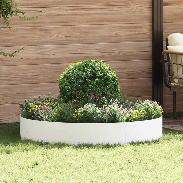 Anneau de jardinière Blanc 120 x 120 x 20 cm